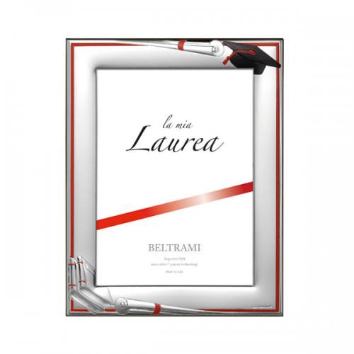 Portafoto Laurea in argento pvd M 1027 10X15 Atelier - New Line Argenti